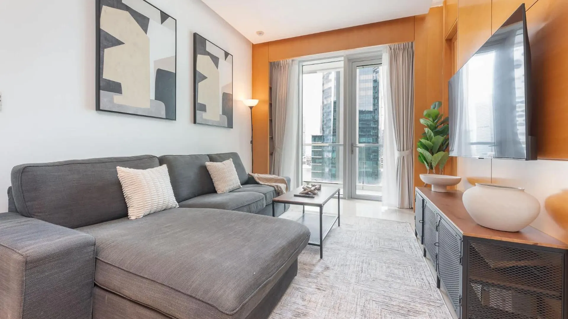 Refined And Enchanting 1 Bedroom In Ubora Tower Dubaj 0*,  Egyesült Arab Emírségek